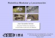 Robótica Modular y Locomoción - WikiRobotics · Escuela Politécnica Superior Universidad Autónoma de Madrid Juan González Gómez Robótica Modular y Locomoción XI Semana de