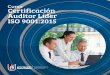 Curso Certificación Auditor Líder ISO 9001:2015ucsp.edu.pe/images/mailings/FCE/2016/10-octubre/bifo_auditor-lider... · Maestría de Gestión Integral ... Líder ISO 9001:2008 ,OHSAS
