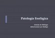 Patología Esofágica - campus.usal.escampus.usal.es/~ogyp/Clases teoricas 2012 2013/Digestivo 5/05... · La regurgitación del contenido del estómago al esófago es una situación