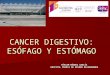 CANCER DIGESTIVO: ESÓFAGO Y ESTÓMAGOgepac.es/congreso2015/ppt/Méndez CANCER DIGESTIVO GEPAC 2015.ppt · PPT file · Web viewtubo delgado con luz en el esófago a través de la