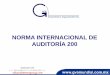 NORMA INTERNACIONAL DE AUDITORÍA 200 - …clubvirtual.gvaweb.com/admin/curricula/material/4_200_06_01_2015... · Aplicación y otros documentos explicativos 3 CONTENIDO . ... importantes,