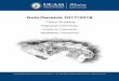 Guía Docente 2017/2018 - ucam.edu · Estudio de propiedades coligativas de las disoluciones. Diagramas de fases: experimentación con CO2. Cinética de reacciones. Visualización