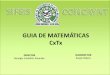 GUIA DE MATEMÁTICAS CxTx - strm.com.mxstrm.com.mx/documentos/guias/Matematicas para CxTx.pdf · El objetivo es que se manejen todos los productos notables que son la base de la factorización