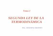 SEGUNDA LEY DE LA TERMODINÁMICA · Introducción a la segunda ley de la termodinámica. 2. Máquinas térmicas (MT) • Concepto ... LA SEGUNDA LEY 1) Proporciona los medios para