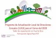 Programa de Actualización Local de Direcciones Censales ... · Censales (LUCA) para el Censo del 2020 Taller de capacitación en Puerto Rico Participantes Digital/PaperPDF. Agenda
