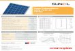 Panel Fotovoltaico SMM-P250-60 250Wp · ESPECIFICACIONES Modelo Potencia Nominal Tensión en el punto Pmáx - VMPP Corriente en el punto Pmáx - IMPP Tensión en circuito abierto
