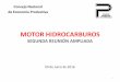 Motor Hidrocarburos · Optimización Costos de Producción y Estrategias ... –Facilidades de Producción y Calidad de Vida en el Lago de Maracaibo con financiamiento privado