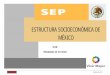 ESTRUCTURA SOCIOECONÓMICA DE MÉXICO · instituciones de bachillerato, basado en desempeños terminales, el enfoque educativo basado en el desarrollo de competencias, la flexibilidad