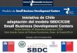 Iniciativa de Chile adaptación del modelo SBDC/CDE …agendaproductividad.cl/wp-content/uploads/sites/22/2014/10/Prese… · • Chile asocia con la Red de Pequeñas Empresas de