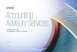 Accounting Advisory Services - assets.kpmg.com · – análisis, cálculo/revisión de las diferencias entre principios contables de las subsidiarias del grupo; – asesoramiento