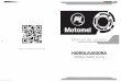 HIDROLAVADORA - MOTOMEL - Máquinas y ...maquinasyherramientas.motomel.com.ar/wp-content/uploads/manuales/... · ADVERTENCIA: Los chorros de la limpiadora de alta presión pueden