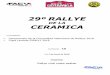 29º RALLYErallyeclub.com/wp-content/uploads/2018/04/Reglamento-ceramica-2018... · 29º RALLYE DE LA CERAMICA Puntuabilidad: Campeonato de la Comunidad Valenciana de Rallyes 2018