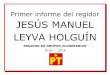 Primer informe del regidor JESÚS MANUEL LEYVA HOLGUÍNmunicipiodelicias.com/images/regidores/primerInforme... · 2017-11-20 · EL DÍA DEL ABUELO: repartí 250 cobertores a los