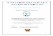 FACULTAD DE DERECHO Y CIENCIAS POLÍTICAS ESCUELA PROFESIONAL DE DERECHOrepositorio.upao.edu.pe/bitstream/upaorep/2256/1/RE_DER_SANDRA... · Trujillo – Perú . 1 2016. i PRESENTACIÓN