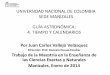 UNIVERSIDAD NACIONAL DE COLOMBIA SEDE ... de la Maestría en la Enseñanza de las Ciencias Exactas y Naturales Manizales, Enero de 2014 UNIVERSIDAD NACIONAL DE COLOMBIA SEDE MANIZALES