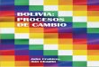BOLIVIA: PROCESOS DE CAMBIO - bivica.org · paisaje recorrido a más y más preguntas, y entregan una única certeza: no hay marcha atrás. ... La guerra contra la coca ... VII. DEL