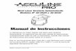 Manual de Instrucciones - Laser Levels Spanish.pdf · • Presione abajo para hacer que la línea de lectura gire hacia la derecha • Presione arriba para hacer que la línea de