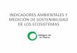 INDICADORES AMBIENTALES Y MEDICIÓN DE SOSTENIBILIDAD DE ... · Proteger, restaurar y promover el uso sostenible de los ecosistema terrestre, la gestión forestal sostenible, combatir