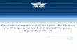Procedimiento de Emisión de Notas de Regularización ... · Procedimiento de Emisión de Notas de Regularización Contable para Agentes IATA ... Europe 1 A partir del 1 de agosto,