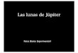 Las lunas de Júpiter - personales.unican.espersonales.unican.es/lopezqm/FBE/laspracticas/.../JupiterIntro.pdf · Historia •En 1543, se publica la obra de Nicolas Copérnico DRevolutionibus