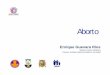 Aborto - mpfn.gob.pe · sufren aborto inducido Mujeres con complicaciones ... – De no ser posible se puede utilizar el legrado evacuador que se realiza con cureta bajo anestesia