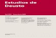 Estudios de Deusto Vol. 53/1 Enero-Junio 2005 · Rinconete y Cortadillo** es una de las doce Novelas Ejemplares ... el lenguaje y conversación de los personajes creados por su imagina-ción,