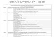 CONVOCATORIA 07 · 2018-09-04 · TEMA: ... Hal R. Microeconomía Intermedia, 9a edición, España, Ed. Antoni Bosh, 2015 Títulos ... Gujarati, Damodar N. Econometría, 5ta edición,