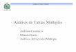 Análisis Canónico Método Statis Análisis de Factorial Múltiplejrojo/PASI/lectures/Costa rica/7_Tablas... · Regresión lineal Múltiple x1 xp P cuantitativas y 1 cuantitativa