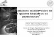 Tratamiento miniinvasivo de los quistes hepáticos no ... · Tratamiento miniinvasivo de los quistes hepáticos no parasitarios Objetivos Describir cuales son las opciones de tratamiento