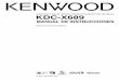 REPRODUCTOR DE DISCOS COMPACTOS RECEPTOR DE FM/AM …manual.kenwood.com/files/B64-3148-00_Sp.pdf · 2 | Español Índice Funciones de control de CD/archivo de audio/disco externo