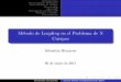 M etodo de Leapfrog en el Problema de N Cuerpossbruzzone/FlexPaper_1.4.2_flash/defensa.pdf · OpenMP Desempeno~ en OpenMP Trabajos a Futuro Conclusiones M etodo de Leapfrog en el