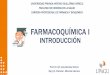 FARMACOQUÍMICA I INTRODUCCIÓNtecnicosdefarmacia.weebly.com/uploads/1/5/8/8/1588020/... · Bioquímica y Biología Molecular Farmacología / Farmacocinética Tecnología Farmacéutica