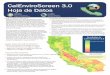 CalEnviroScreen 3.0 Hoja de Datos - oehha.ca.gov · El Modelo de CalEnviroScreen Está integrado por un conjunto de 20 indicadores a nivel estatal de carga de contaminación y características