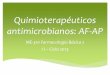 Quimioterapéuticos antimicrobianos: AF-APmedicina-ucr.com/.../2014/07/19.-Antiparasitarios-y-Antifúngicos.pdf · John E. Bennett . Antifúngicos Década Fármaco 50s Anfotericina