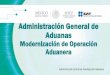 Administración General de Aduanascomcenoreste.org.mx/wp-content/uploads/2018/04/Modernizacion-de... · Modelo de Administración de Riesgos a la ... tecnológica que controle y gestione