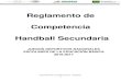 Reglamento de Competencia Handball Secundariaeducacionbasica2017.conade.gob.mx/documentos/Secundaria/Secundaria... · REGLAMENTO DE COMPETENCIA HANDBALL 3 HANDBALL REGLAS Regla 1