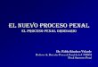 El nuevo proceso penal el proceso penal ordinario · Dr. Pablo Sánchez Velarde 6 EL NUEVO PROCESO PENAL El Proceso Penal Ordinario G. Se introduce el Juicio de Apelación. H. Se