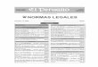 Cuadernillo de Normas Legales -  · NORMAS LEGALES El Peruano 400352 Lima, jueves 6 de agosto de 2009 RELACIONES EXTERIORES R.S. N° 251-2009-RE.- ... Ratiﬁ can Acta de la Reunión