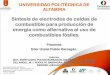Síntesis de electrodos de celdas de combustible para ... 4CNICC2014/eder... · Universidad Politécnica de Altamira Nuevo Libramiento Altamira - Puerto Industrial Km. 1.5, acceso