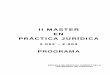 II MASTER EN PRÁCTICA JURÍDICA - unizar.es · 3 3. tÉcnica y prÁctica penal. i. la jurisdicciÓn penal. ii. los procedimientos penales. iii. formas de iniciaciÓn del proceso