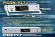 PCON-Y17 Controlador / Calibrador de Presión · PRESSURE CONTROL MODULE - C1 100 to 240 Vac 50/60 Hz. Presys PCON-Y17-DT Pressure Controller PCON-Y17-DT Pressure Controller AUXILIARY