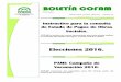 BOLETÍN COFAM · COFAM comunica los requisitos para NO formar parte del Padrón de Vacunación 2016. BOLETÍN COFAM Edición ... Modelo se encuentra en la web de COFAM)