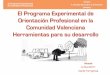 El Programa Experimental de Orientación Profesional El ...apocova.com/joomla/attachments/article/168/PE_DanielTorregrosa... · Daniel Torregrosa. Alicante II Jornadas Nacionales