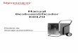 Manual Deshumidificador KD120 · L/24h 120 Rango de temperatura de trabajo ... Peso neto / Peso bruto kg 65/68.5 Especificaciones técnicas: ... 2014/35/CE - Baja tensión Y 