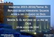 Invierno 2015-2016/Tema: EL REFUGIO EN LA TORMENTA: …iglesiabiblicabautista.org/.../el_refugio_de_la_paz_de_dios_011016.pdf · 4 Contexto El salmista celebra la gran capacidad de