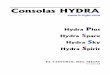 Consolas HYDRA - Másqueaudio HYDRA.pdf · Consolas HYDRA  Hydra Plus Hydra Space Hydra Sky Hydra Spirit EL CONTROL DEL SHOW Versión 3.0