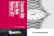 Watches 2017Swiss Made Corporate Gifts - Victorinox México · 3 Regalos Corporativos Un reloj Swiss Made es más que un simple regalo Los relojes Wenger Swiss Made son el compañero