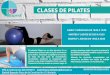 CLASES DE PILATES - espiralespacio.com · El método Pilates no es sólo ejercicio. Es un método que utiliza el ejercicio y el movimiento para estirar, fortalecer y equilibrar el
