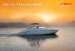BOTES YAMAHA 2019 · 4 3 Los motores marinos Yamaha son reconocidos en todo el mundo por su confiabilidad, su gran potencia y su eficiencia de combustible. El diseño compacto y liviano