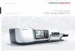  · 03 CTX beta 800 TC Flexibilidad – Valor añadido frente a cualquier máquina de torneado universal. Tornear el 100 % + Diámetro de torneado máximo de 500 mm gracias a largos